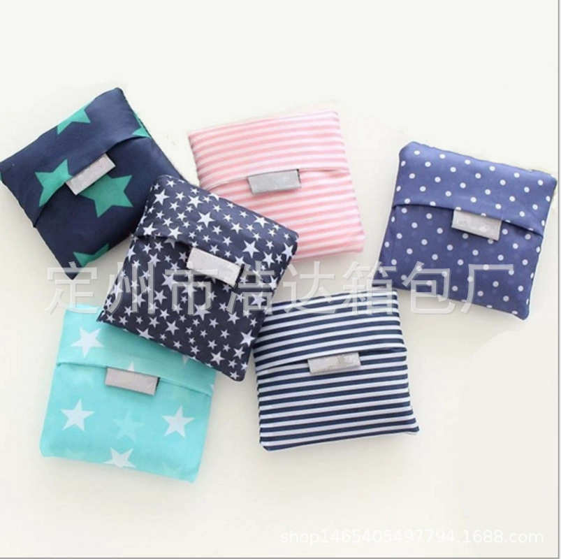 Хозяйственная сумка ткани Оксфорда хозяйственной сумки фабрики сразу Складная зеленая хозяйственная сумка напечатала хозяйственную сумку ЛОГОТИПА