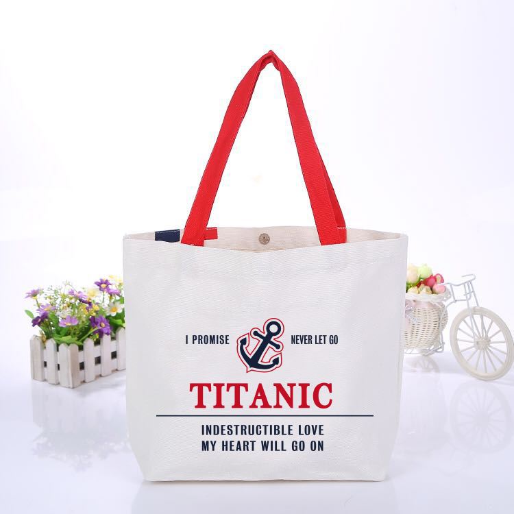 帆布袋手提袋 空白环保棉布袋 纯棉帆布创意购物袋