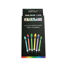 创意生日快乐蜡烛 派对节日梦幻 彩色火焰蜡烛 彩焰蜡烛