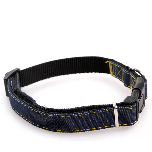 T manufacturer denim leash sewn cloth dog harness thickened wear-resistant pet supplies large and medium size