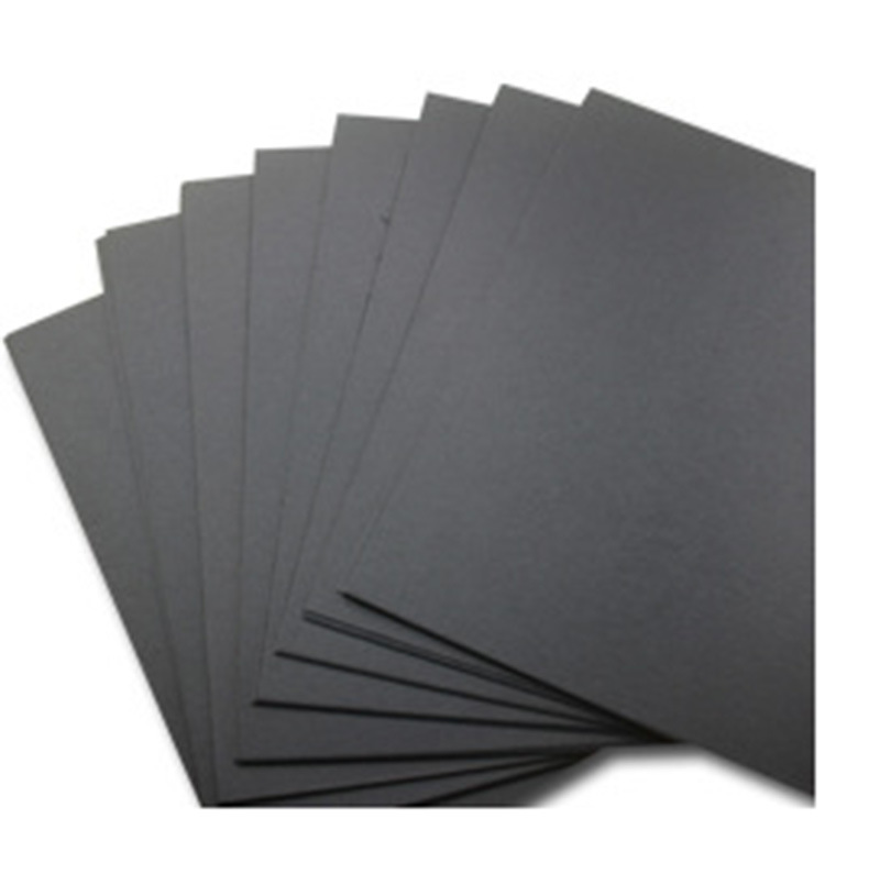 厂家供应滑面黑度纯密度高黑卡纸 纸芯纯黑纯木浆 黑卡纸