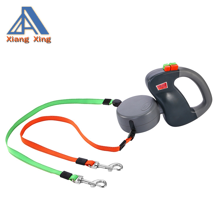 Laisse pour chien rétractable automatique à double crochet de 3 m de long, avec livraison stable à long terme_voghion.com