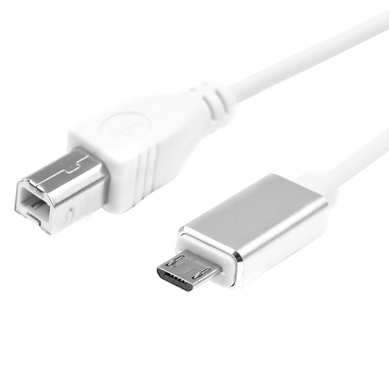 Cross-Border Suitable for Apple Digital Musical Instrument Otg Integrated Cable Micro to Typeb Male Printer Interface Midi Cable