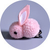 Cute three dimensional plush rabbit, demi-season hairgrip, children's hair rope, hair accessory, Korean style