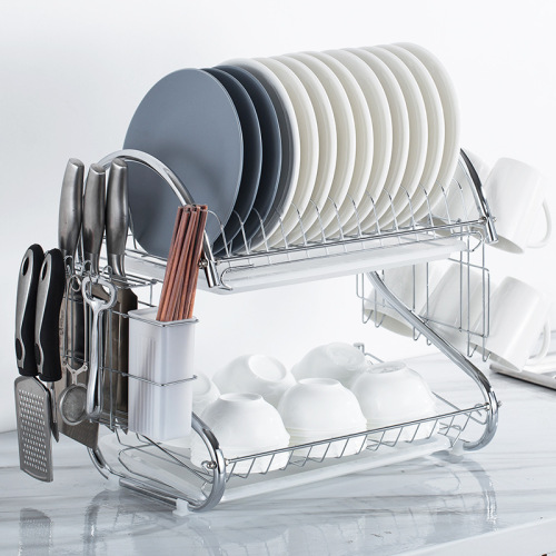 Storage rack multi-layer household drain rack dish rack kitchen floor cabinet dish rack storage artifact sundry rack