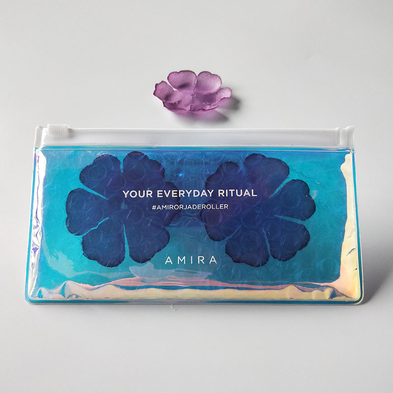 厂家供应pvc幻彩气泡袋pvc拉链袋包装平面袋塑料袋塑料拉链可印制