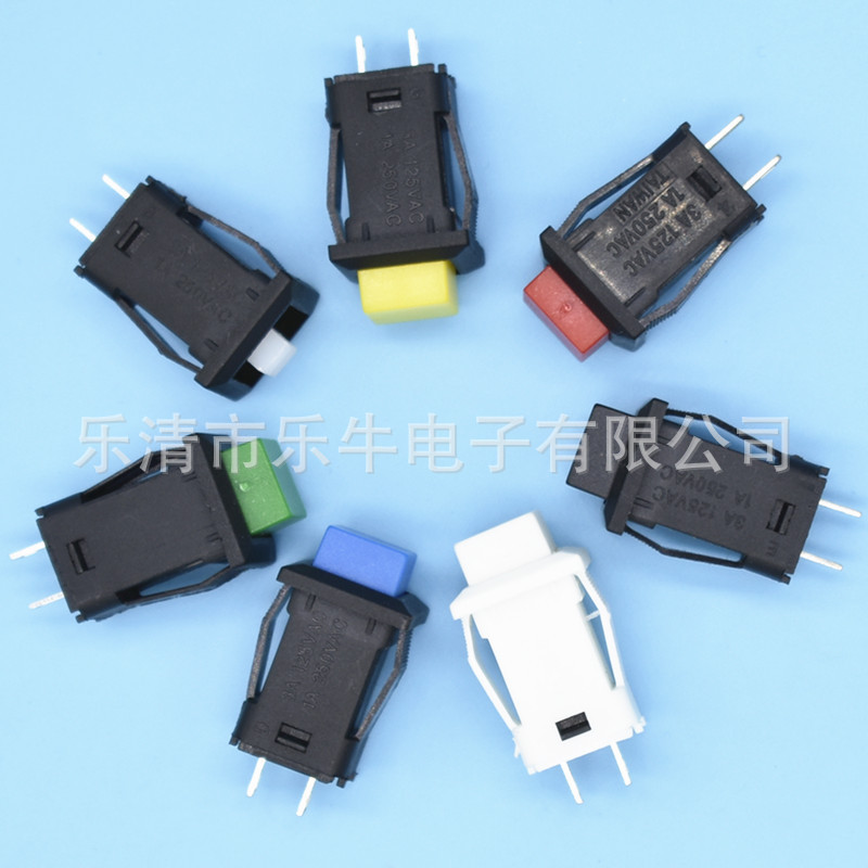 按钮开关 DS-429 方形带锁 自锁按钮开关 无锁复位PBS1-12-XA/B