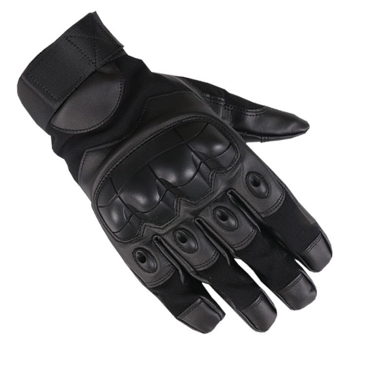 Guantes tácticos al aire libre medio dedo campo CS entrenamiento deportes guantes de equitación motocicleta dedo completo pantalla táctil guantes de cuero