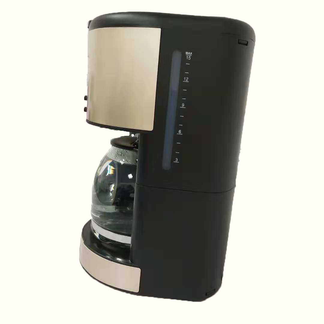 1,8 inteligente máquina de café goteo hogar cafetera americana con película táctil reservada frecuencia se puede utilizar como OEM
