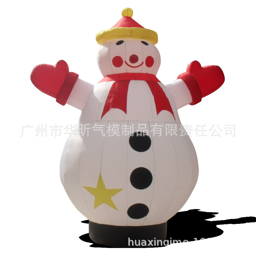 雪人模型  雪人气模 圣诞装饰用品 充气雪人