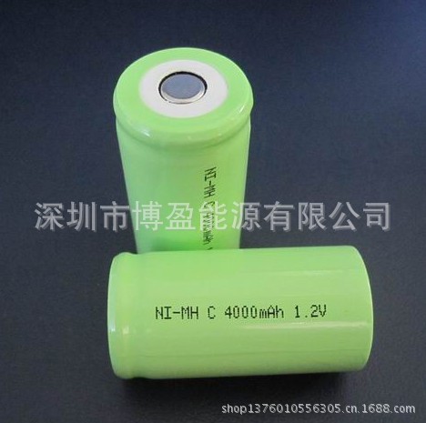 医用器具用充电电池仪器仪表用充电电池二号电池C4000mAh镍氢电池