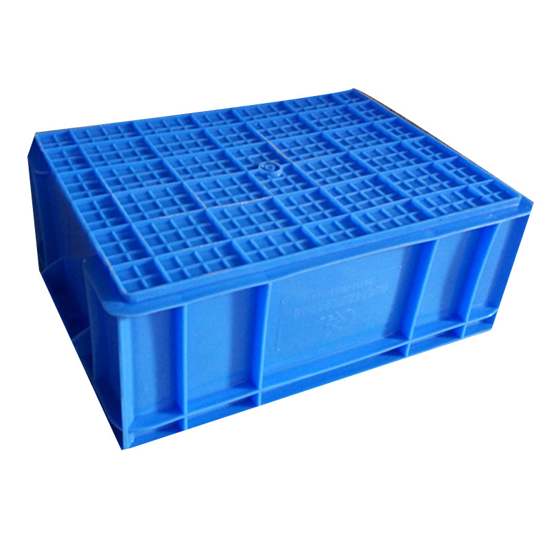 福建周转箱加厚款塑料箱胶箱蓝色长方形整理收纳箱养龟储物筐子