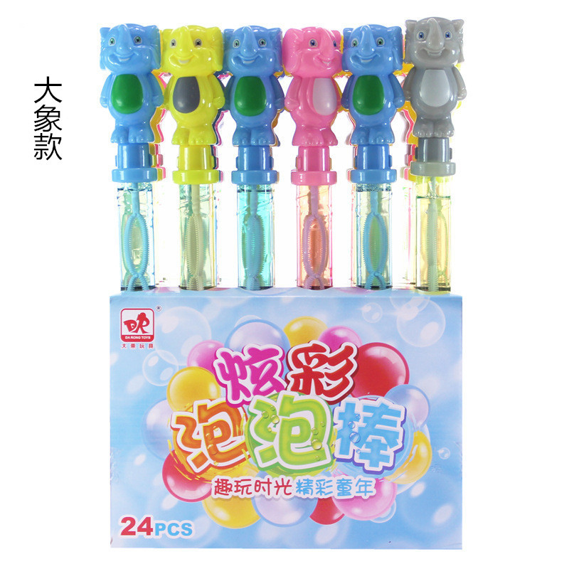 Palo de burbujas grande de doble capa para niños, juguete popular de feria, suministro directo de fábrica al por mayor