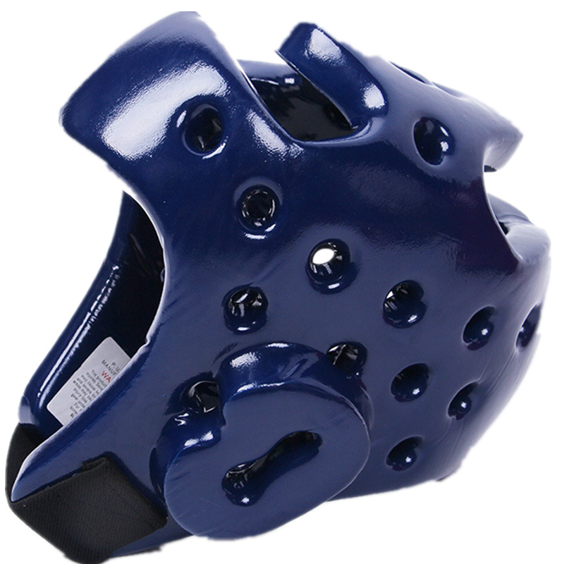 En stock venta al por mayor niños adultos boxeo casco lucha Sanda protector de cabeza PU taekwondo casco