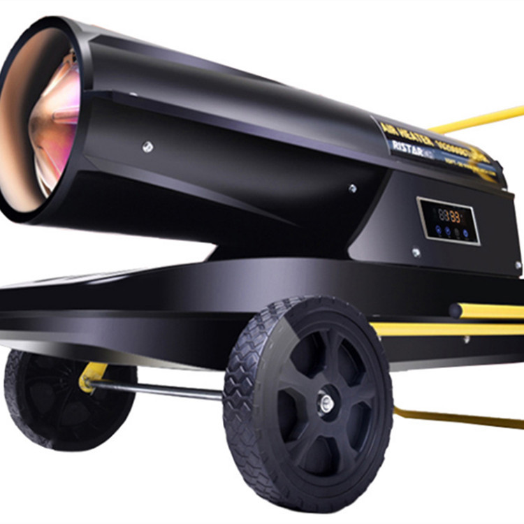 手推式养殖用暖风机 修路用暖风机 大棚用暖风机价格