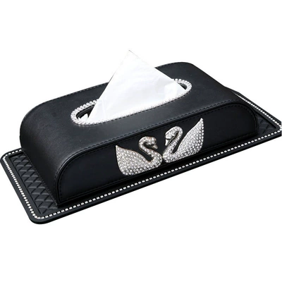 Car tissue box/set, Car tissue box creative Swan