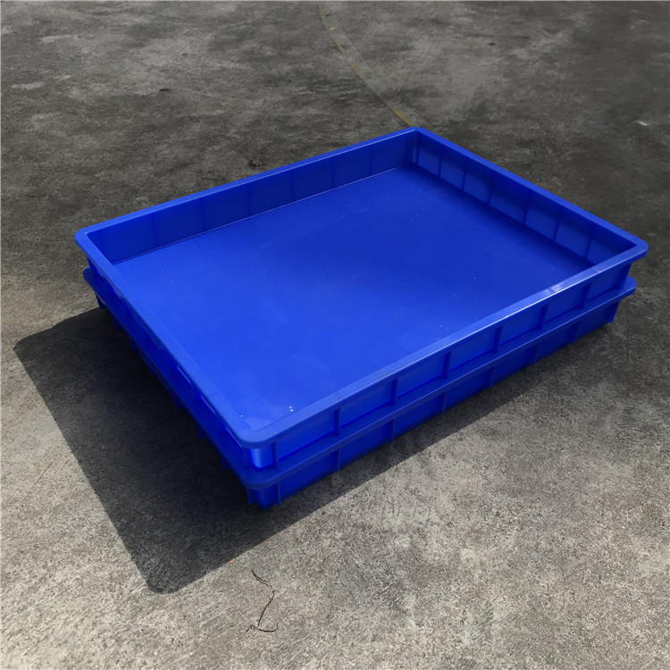 加厚长方形塑料方盘浅盆矮箱塑胶周转盘方盒零件工具盒养殖方盘子
