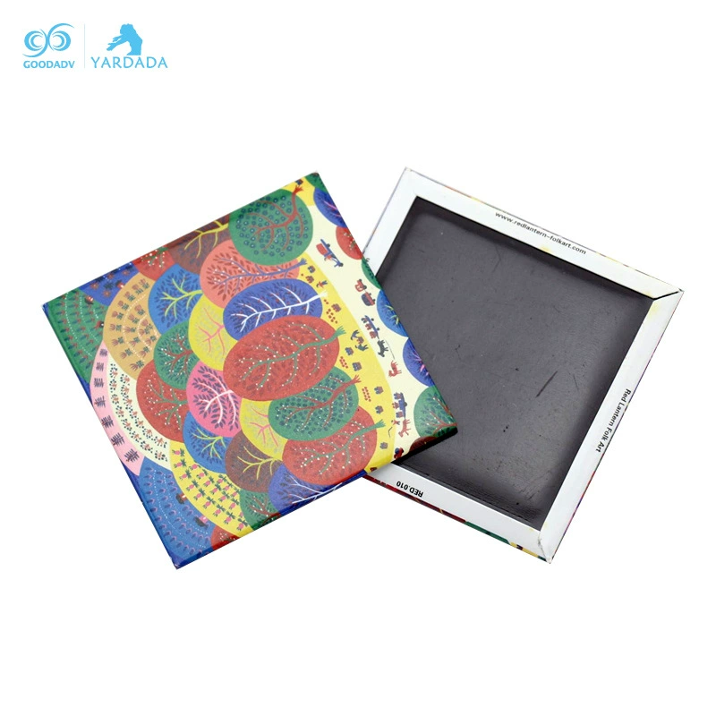 Изысканная живопись маслом пейзажная жесть магнитная наклейка на холодильник творческая индивидуальная экскурсия памятный подарок металлический лед X20