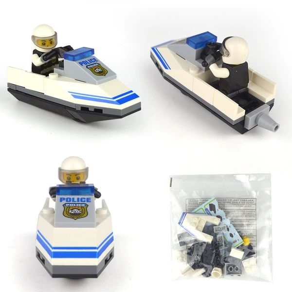 Bagged police boat 20004