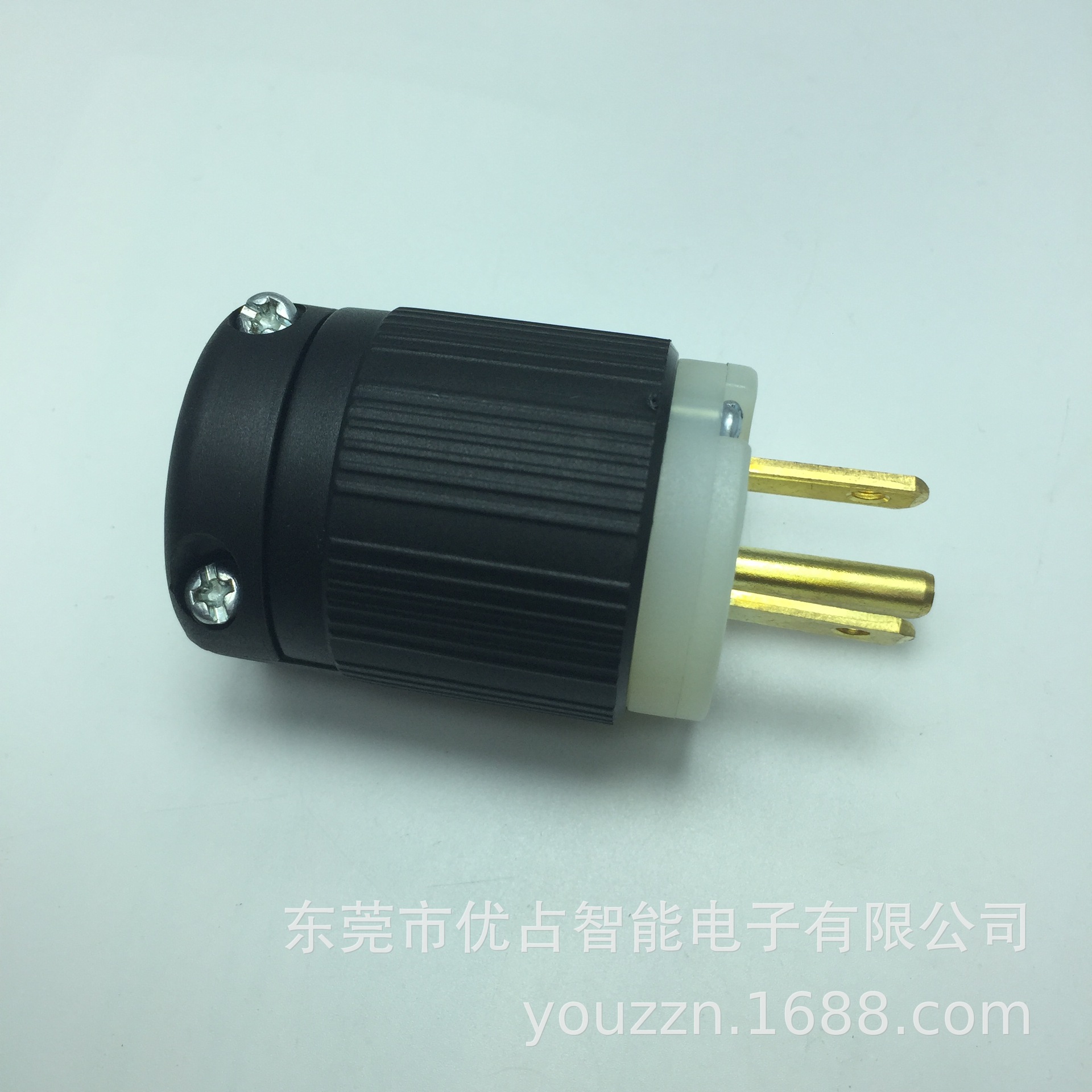 15A/125VAC NEMA 5-15P 工业插头