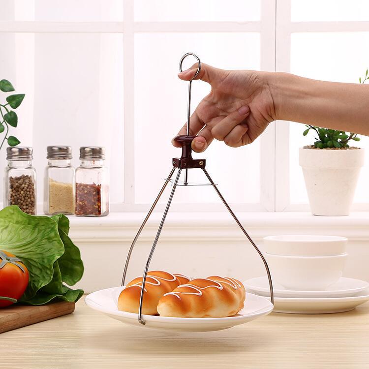 Cocina gadget multi-función tazón-dispositivo de toma/tazón-clip botella de vino apertura chef no-scald anti-scald placa