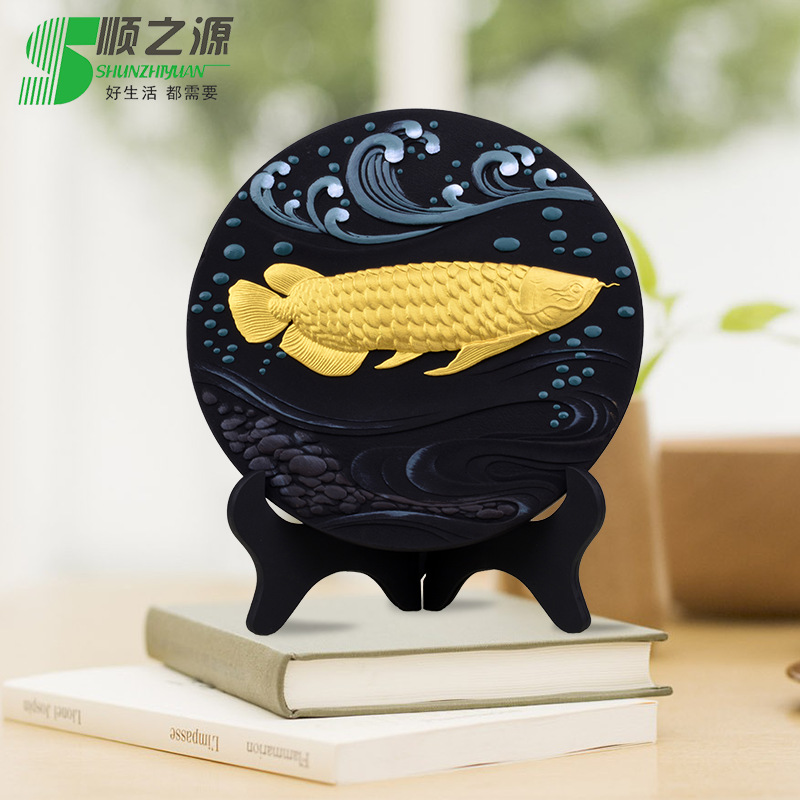 活性炭工艺品摆件活动促销会议纪念品开门红伴手礼创意礼品印logo