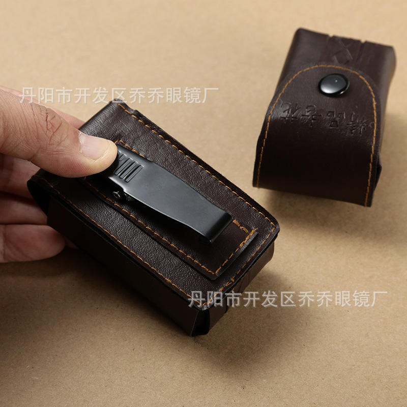 Clip Leather Case with Clip Foldableing Reading Glasses Case Clip Leather Case with Clip Foldableing Reading Glasses Case
