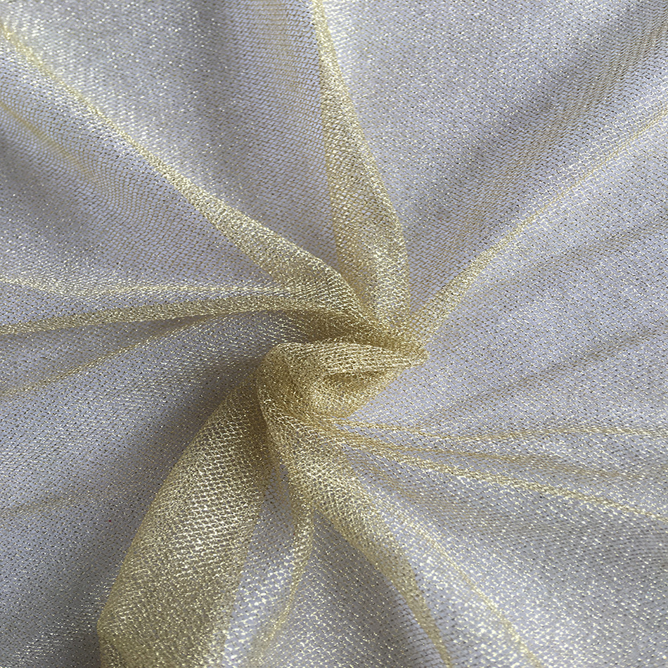 锦纶金银菱形网眼布用于绣花儿童服饰工艺品