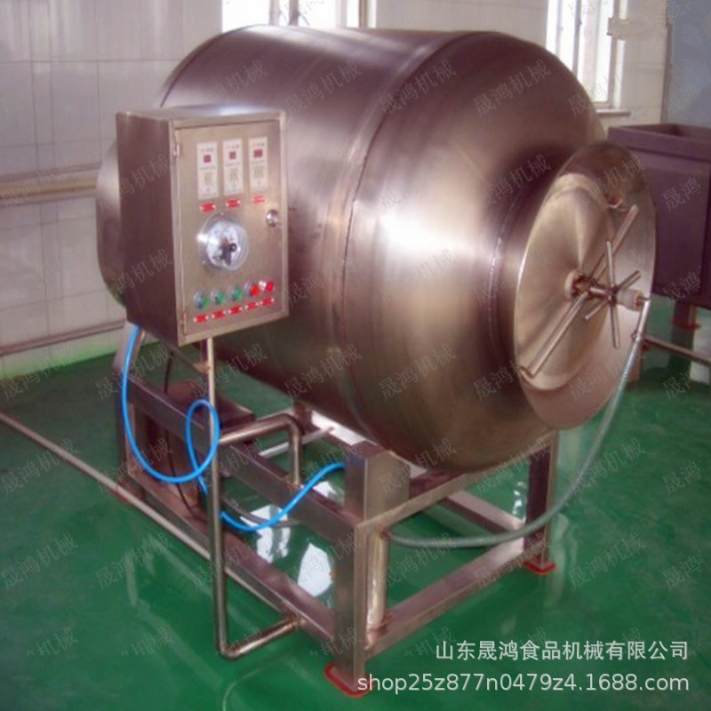 鸡翅鸭翅快速入味腌制机 牛肉真空滚揉机 山东滚揉机生产厂家