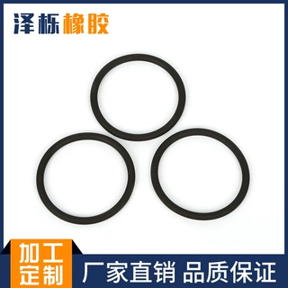 厂家定做包覆四氟O型圈垫片 硅胶密封氟胶丁青O型圈橡胶配件