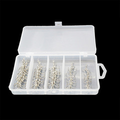 Spinning Lure Three-Anchor Hook Set 16#-5/0# Barbed Hook Three Pieces Lure Fishing Hook Artificial Lure Conversion Hook Three-Prong Hook