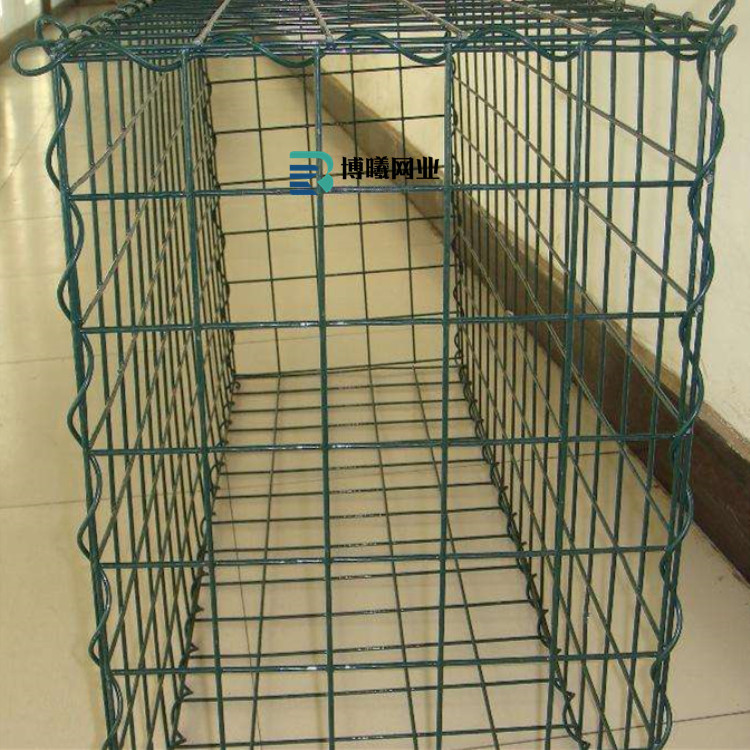 生态景观电焊石笼箱 防洪电焊石笼网墙 涂塑电焊石笼网箱