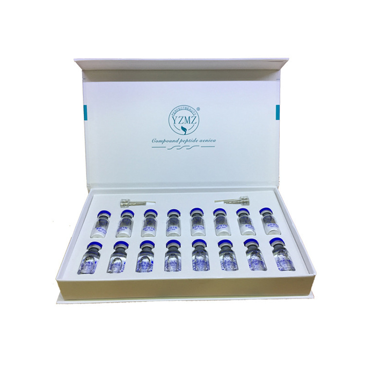 yzmz freeze-dried powder oligopeptide set, offline version, non-mesh freeze-dried powder stock solution, 10 pairs of peptides for repairing, clearing and brightening skin.