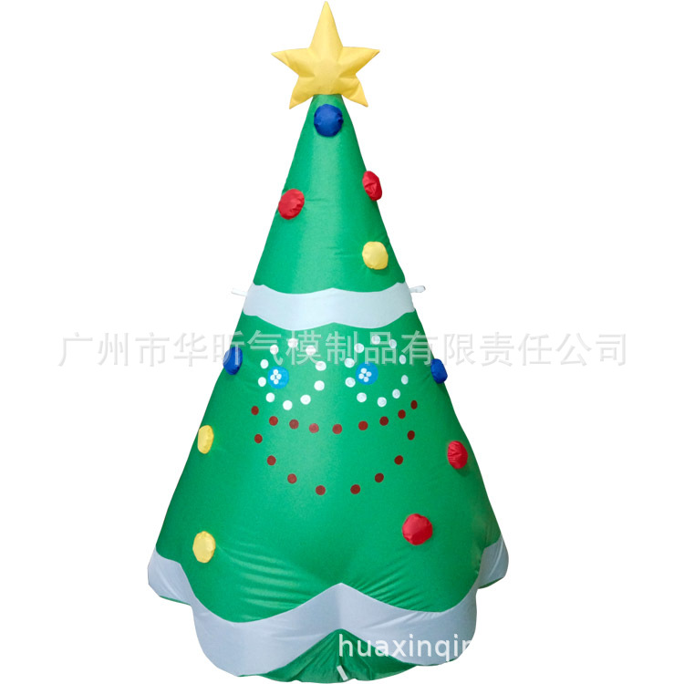 充气圣诞树 圣诞充气用品 圣诞诞老人雪人气模厂家 可来图来稿