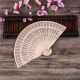 8 inch full flush incense wood fan wholesale Chinese characteristic gift fan imitation sandalwood fan folding fan foreign trade export fan