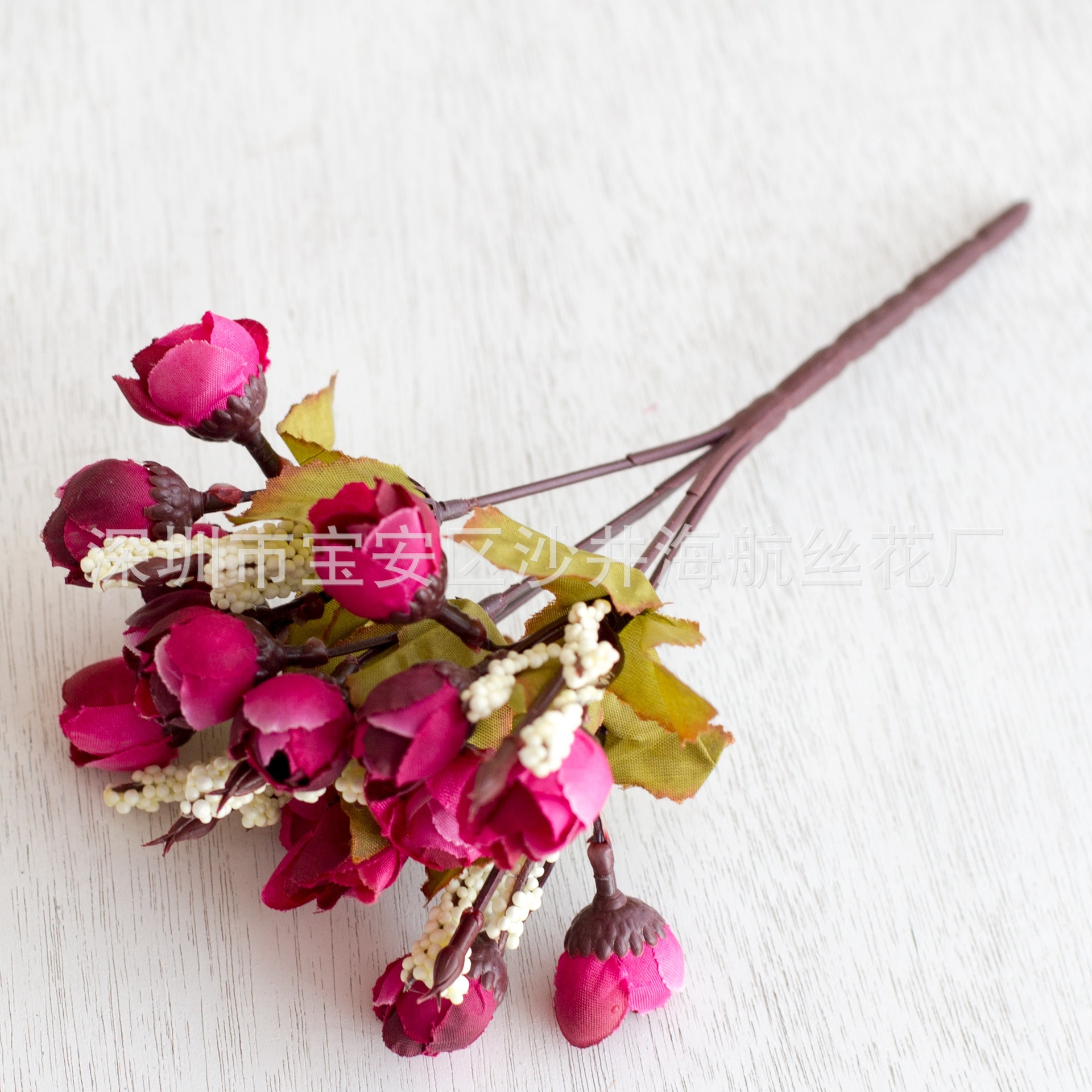 15 mini rosas 15 otoño brotes de perlas Rose Buds brotes de estrellas flor artificial Flor de seda flor falsa