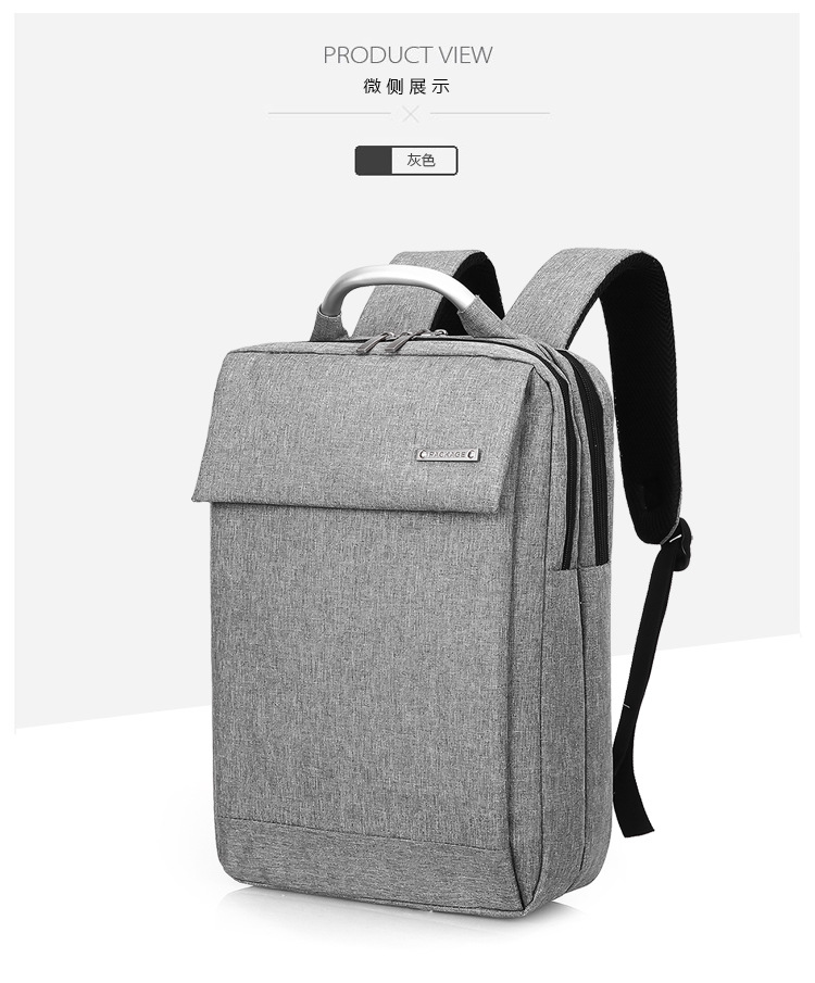 Mochila portátil de negocios de los hombres de gran capacidad bolsa de ordenador bolsa de viaje de las mujeres mochila impresa logo bolsa de regalo