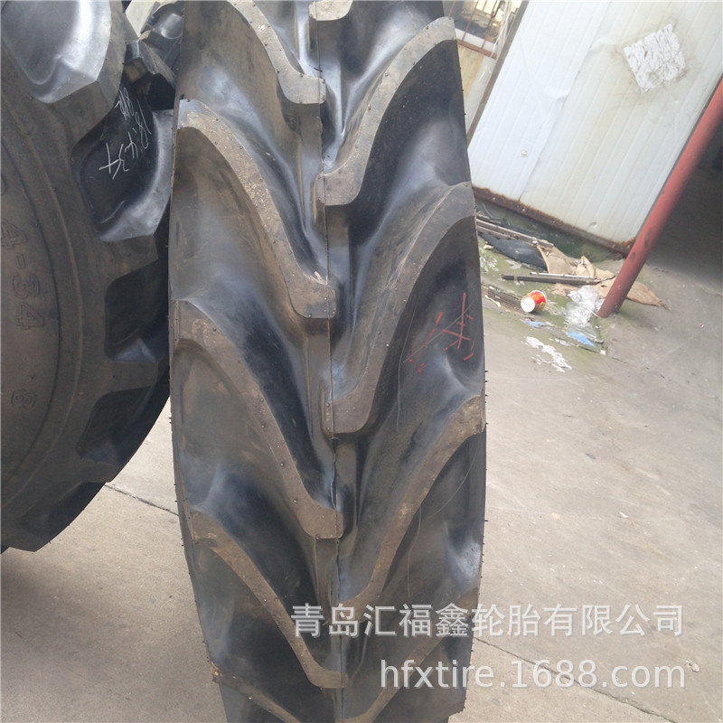 供应大马力拖拉机轮胎R-2花纹18.4-34鹰沟水田高花