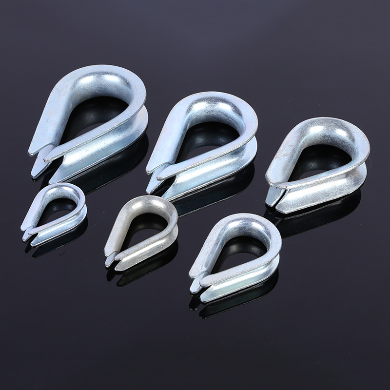 套环 索具套环 鸡心环 国标镀锌套环 电镀锌优惠青岛索具