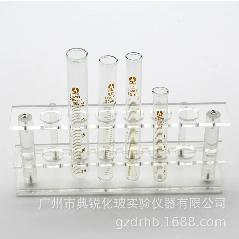 Северная стеклянная шкала пробирка прозрачная стеклянная шкала испытательная трубка новая пробирка экспериментальное оборудование контейнер стеклянная трубка оптом