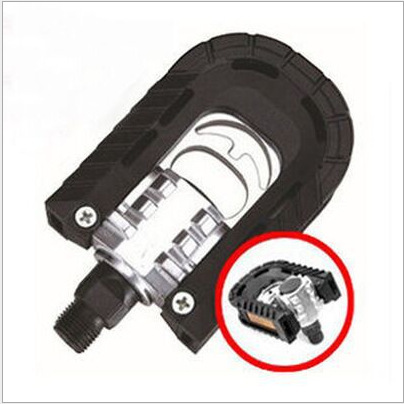 Bicycle pedals, lithium tram, mountain bike, aluminum alloy pedals, foldable ball pedals, bicycle accessories