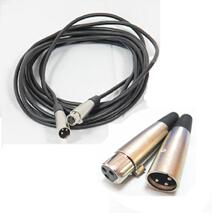 厂家直销 黑色卡侬平衡线 话筒帕灯摇头灯线 DMX512信号 卡侬公母