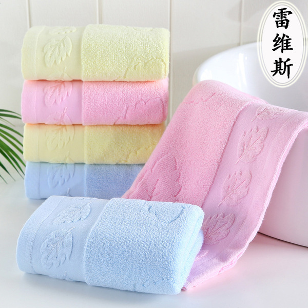 matte cotton towel for home use for face washing