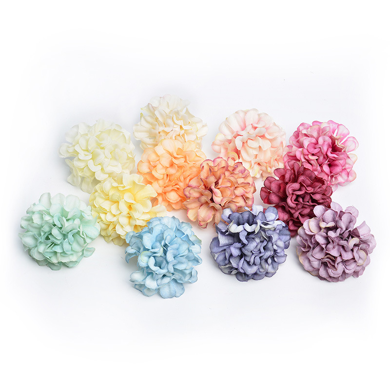 Fake flowers, artificial flowers, wedding decoration, hydrangeas, home diy materials, realistic wedding popular decoration flowers 5