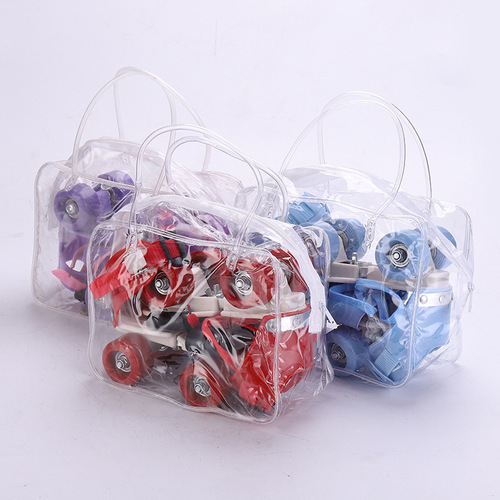 Roller skates with two rows of wheels, four wheels, children's adjustable roller skates, inline skates, roller skates for dry ice skating