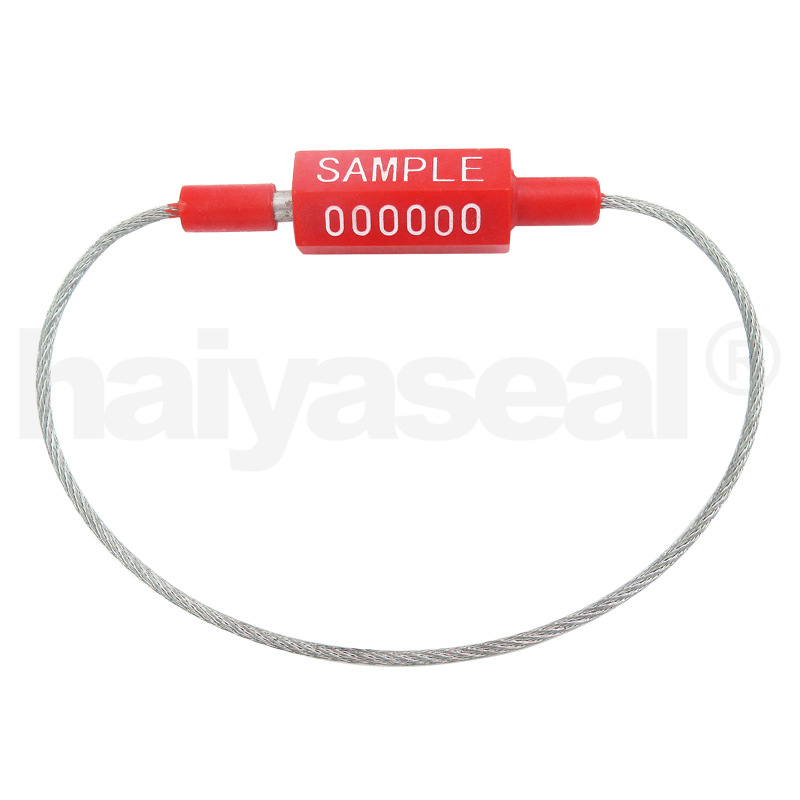 直径1.8mm固定对插式钢丝施封锁，钢丝封条锁插销式束线防盗