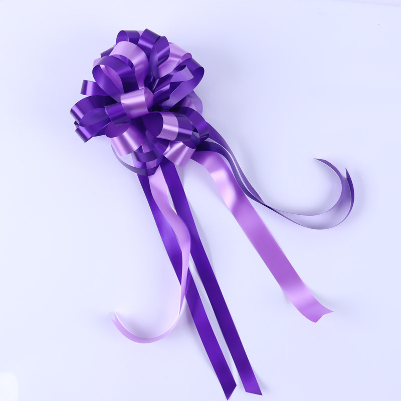 Paquete de 10 nuevos estilos, color perezoso, lazo grande, flores de tirón, floristería, materiales de embalaje, accesorios, suministros