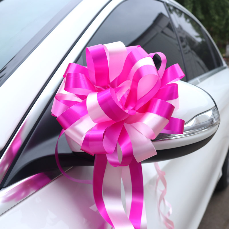 Paquete de 10 nuevos estilos, color perezoso, lazo grande, flores de tirón, floristería, materiales de embalaje, accesorios, suministros