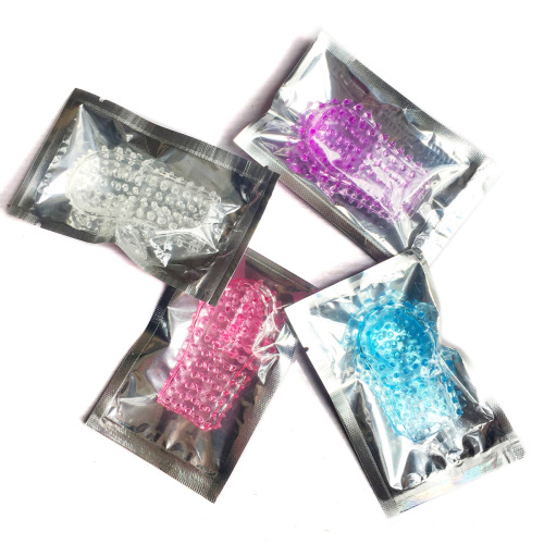 狼牙手指G点水晶套套 成人男女用高潮另类情趣硅胶用品厂家直销