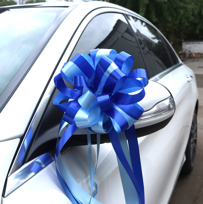 Paquete de 10 nuevos estilos, color perezoso, lazo grande, flores de tirón, floristería, materiales de embalaje, accesorios, suministros